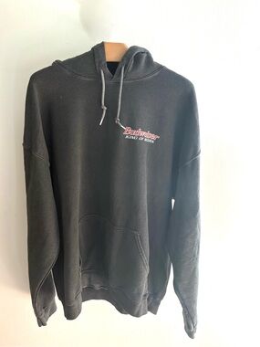 Budweiser King of Beers Charcoal Hoodie from Urban Outfitters